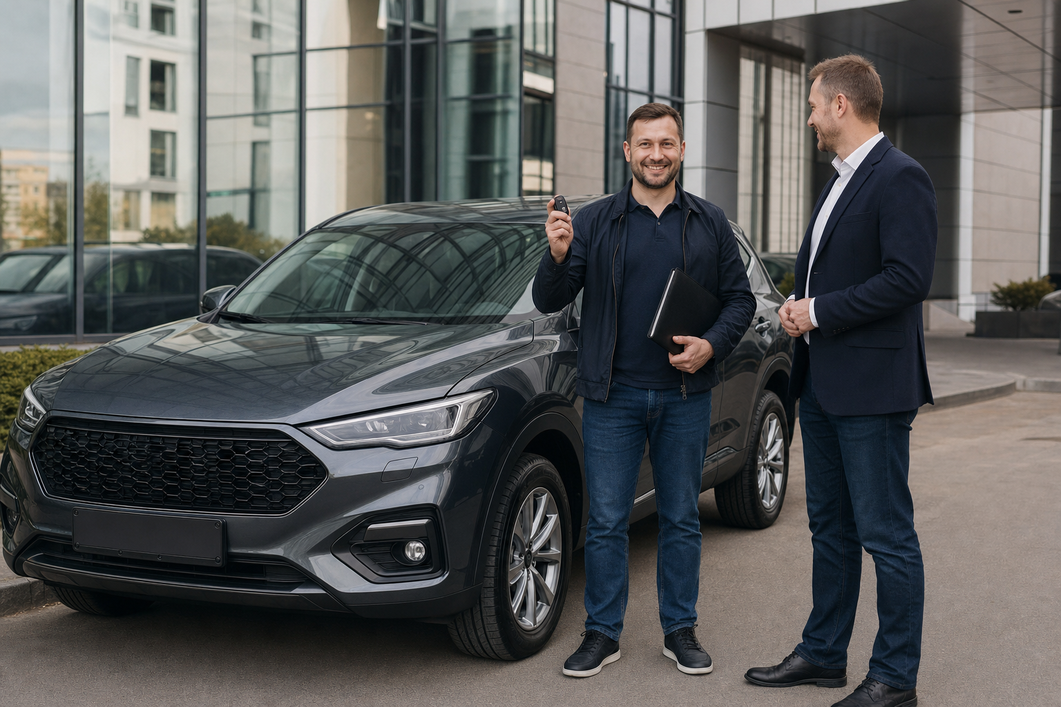 Выдача автомобиля клиенту